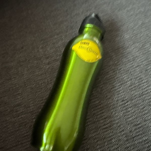 h2go Green Stainless Steel Water Bottle Glad OdorShield Team Zest 2004 Promo