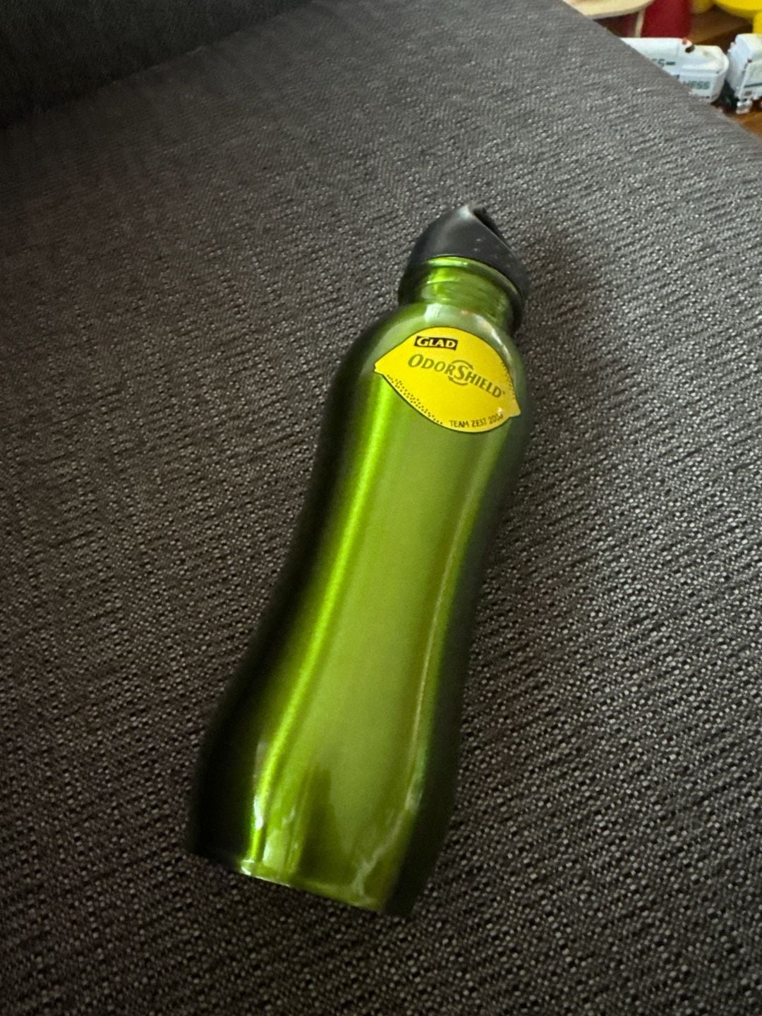 h2go Green Stainless Steel Water Bottle Glad OdorShield Team Zest 2004 Promo 2