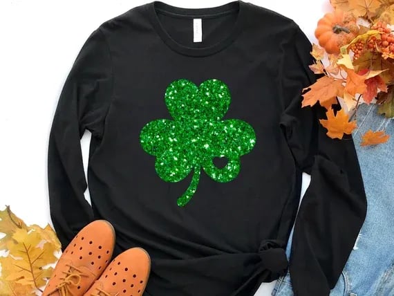 St Patricks Day Shirts for Women Trendy 2026 Irish Shamrock Clover Print Tunic Tops Plus Size Casual Summer 3/4 Sleeve Blouses Saint Pattys Tshirt Clothes Green St Patrick's Day Tops for 1