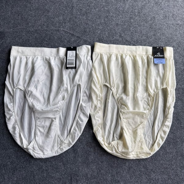  new w/tags Jockey Comfies Seamfree Brief Underwear panty size 6, Set of 2