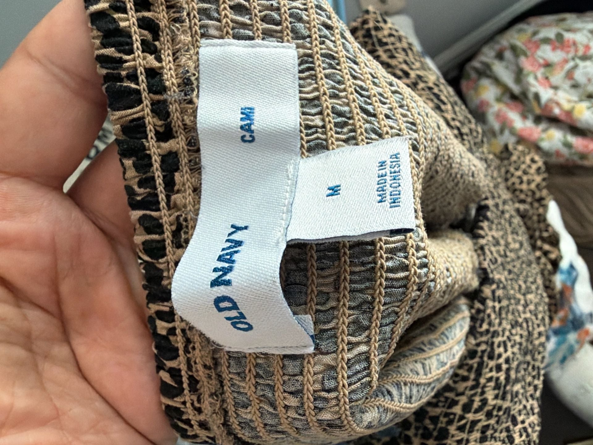 Old Navy Leopard Print Smocked Cami Maxi Dress, Size M 7