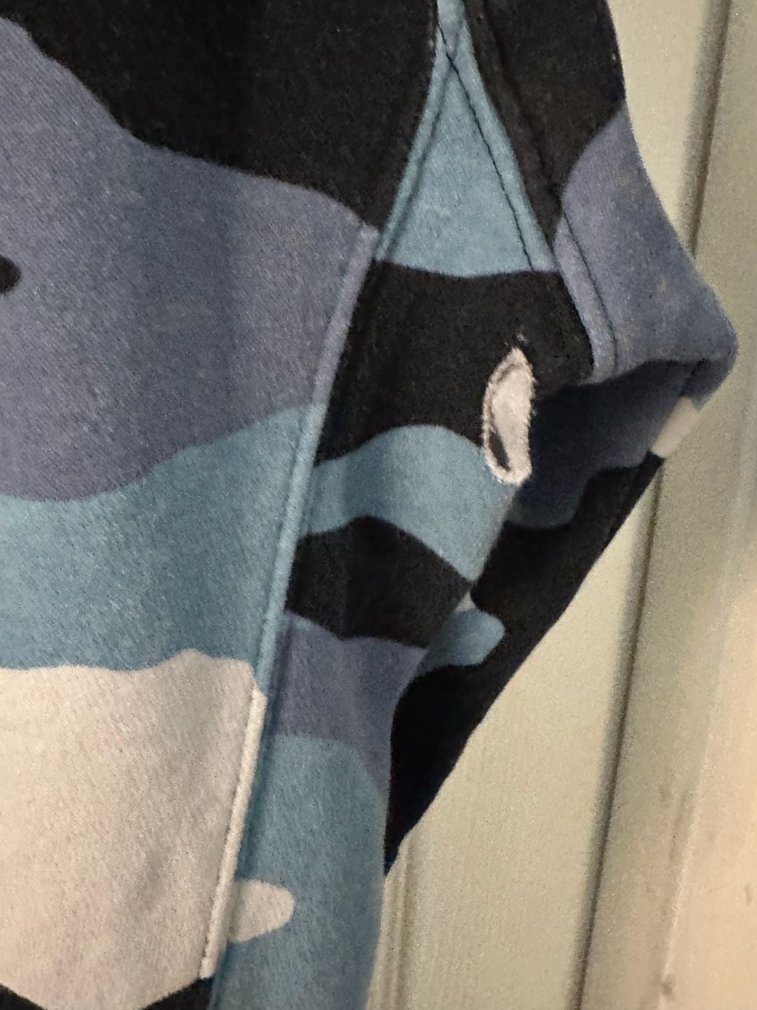 Nike Sportswear Club Fleece Blue Camo Hoodie Size M 5