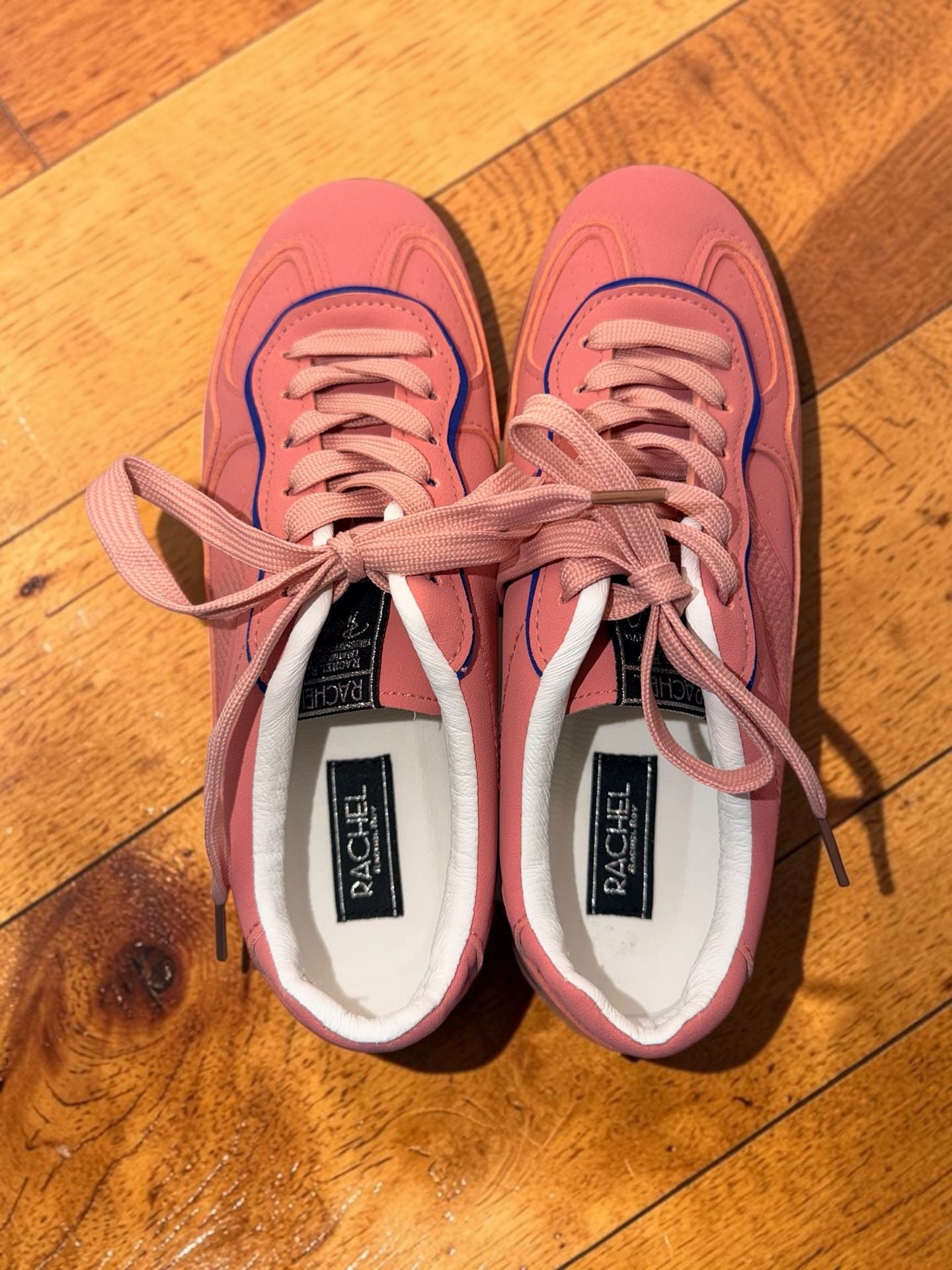 RACHEL Rachel Roy Riz Pink Low Top Sneakers Size 9M 4