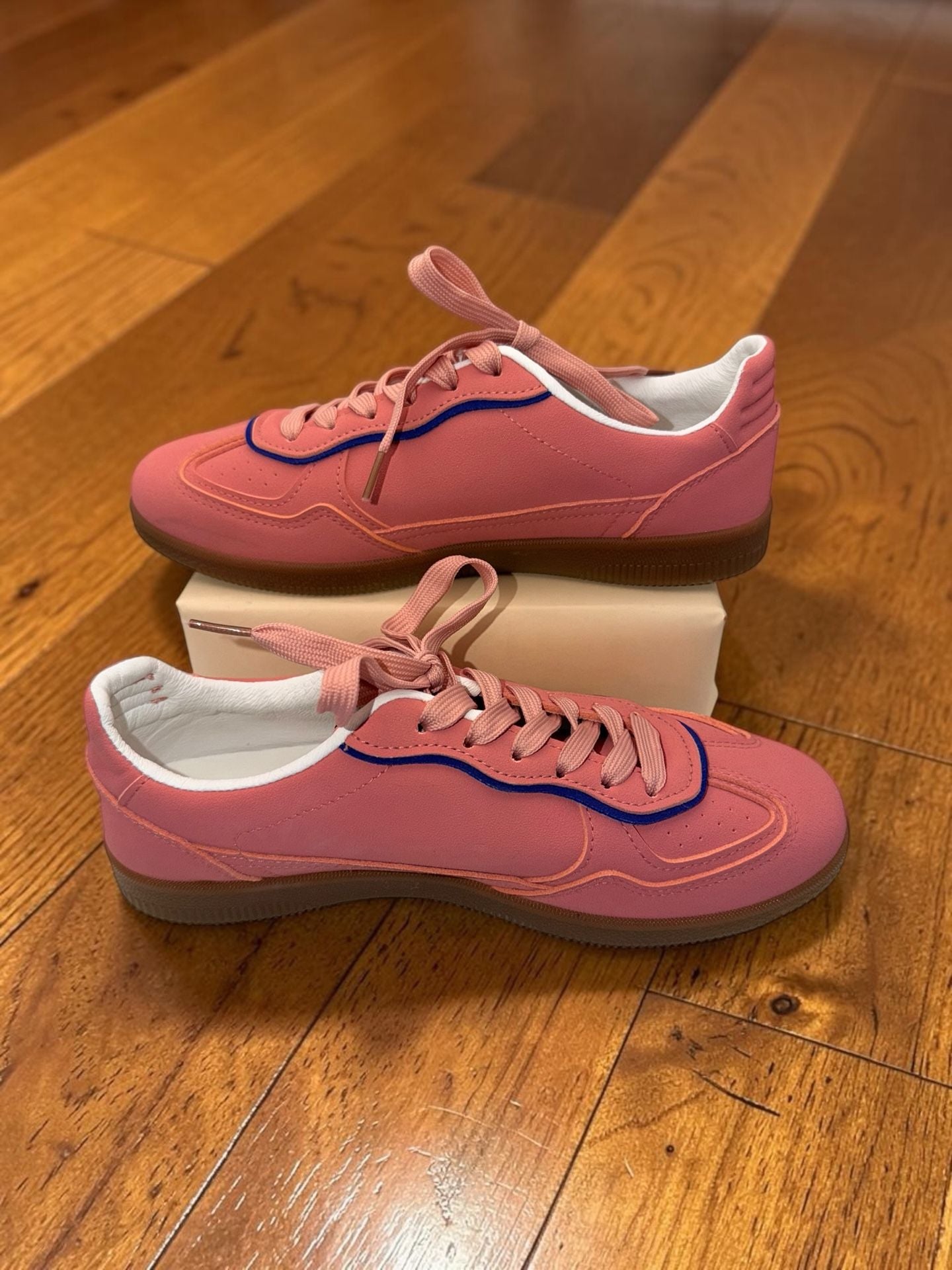 RACHEL Rachel Roy Riz Pink Low Top Sneakers Size 9M 5