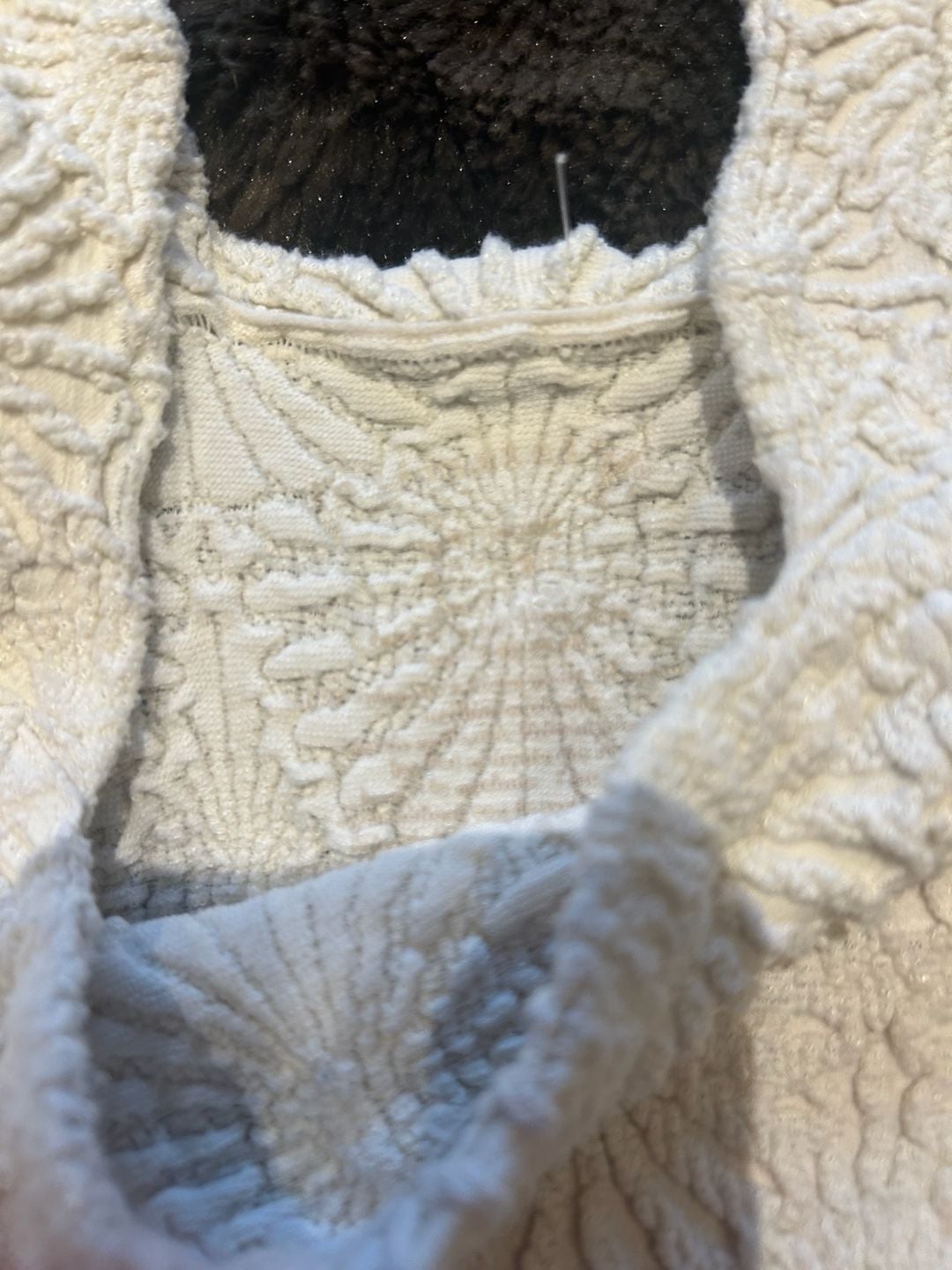 Free People Popcorn Sunburst Textured Tank Top in Cream 3