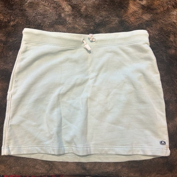 Abercrombie & Fitch Gym Issue Mint Green Mini Sweat Skirt Size XS