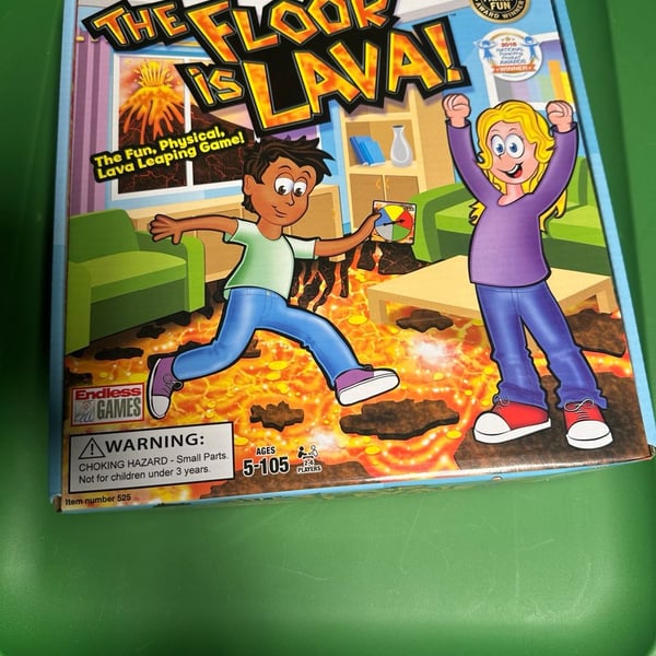 Endless Games The Floor Is Lava! Interactive Family Board Game