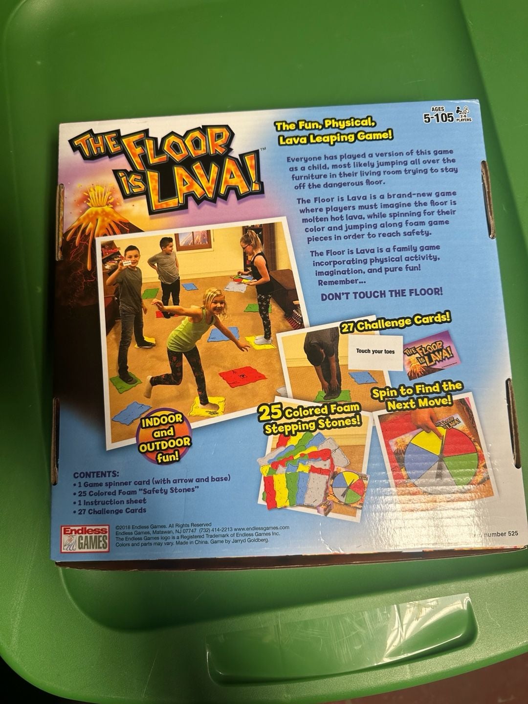 Endless Games The Floor Is Lava! Interactive Family Board Game 2