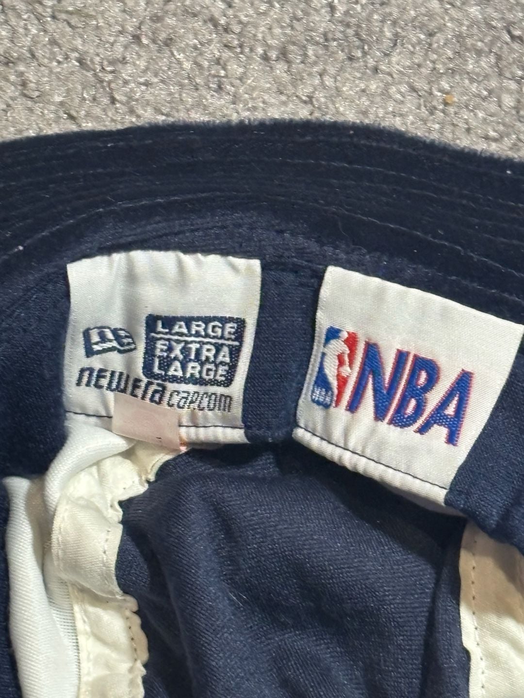 New Era New Jersey Nets NBA Terry Cloth Bucket Hat Size L/XL 6