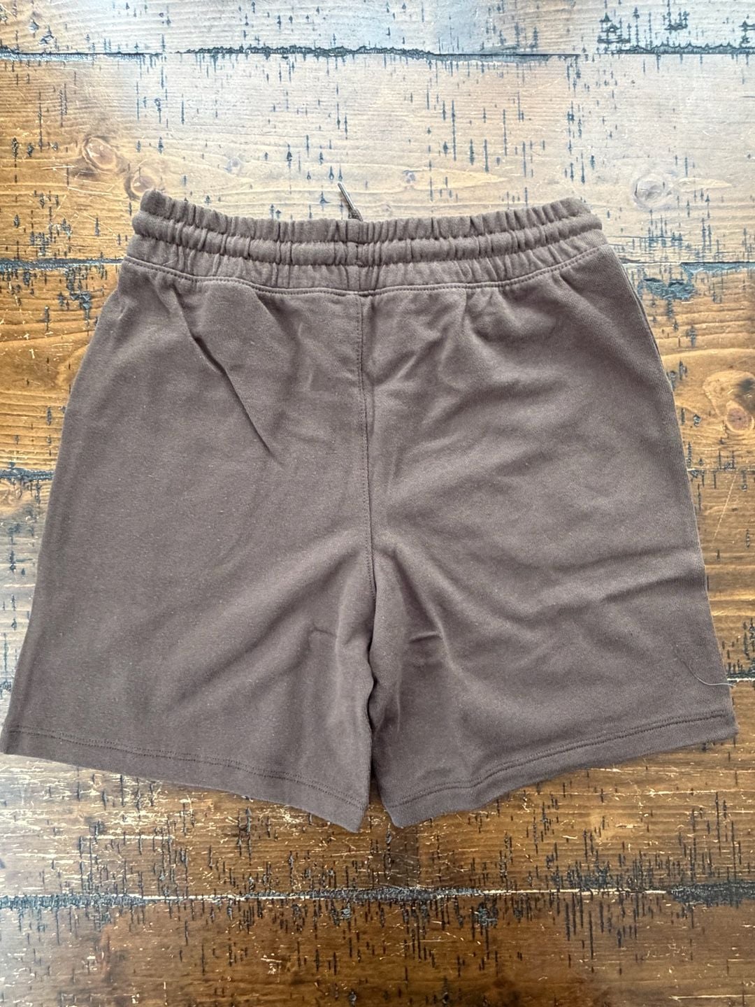 Wonder Nation Boys' Brown Fleece Shorts with Functional Drawstring, Size L (10-12) 4