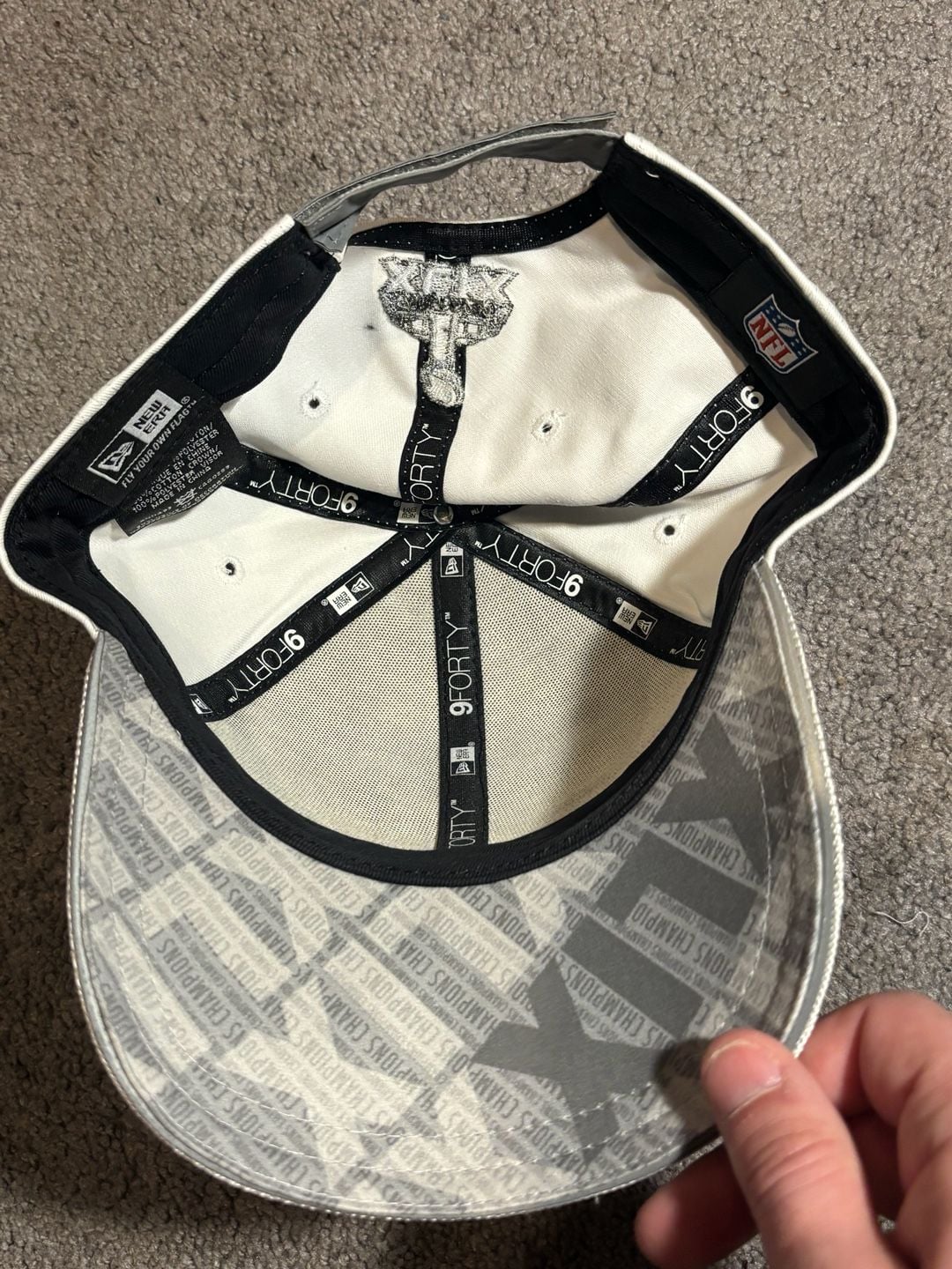 New Era New England Patriots Super Bowl XLIX Champions 9FORTY Adjustable Hat 6