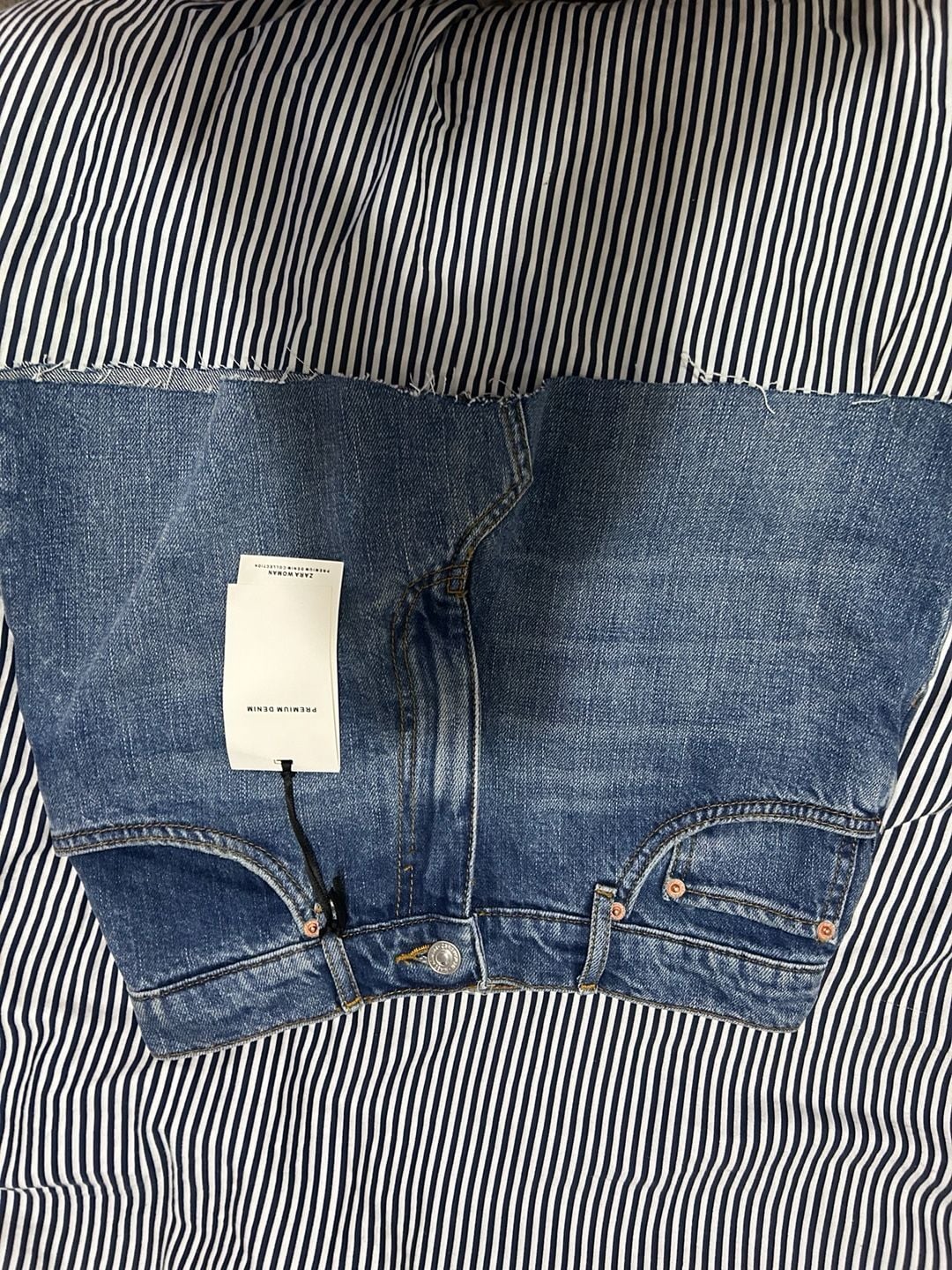 Zara Premium Denim Mini Skirt 3