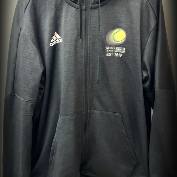 Adidas ClimaWarm Westchester Tennis Center Full-Zip Hoodie Black Size XL