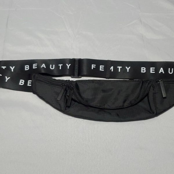 Fenty Beauty Black Logo Strap Fanny Pack Waist Bag