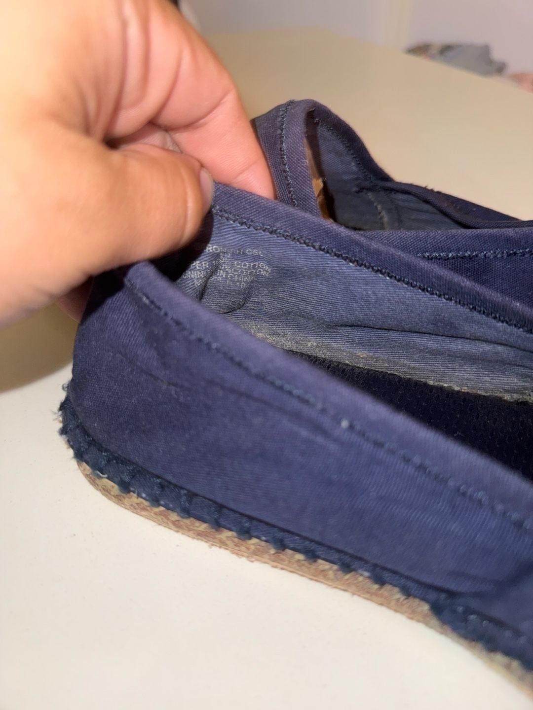 Polo Ralph Lauren Barron Polo Bear Canvas Espadrilles Navy Size 9D 9