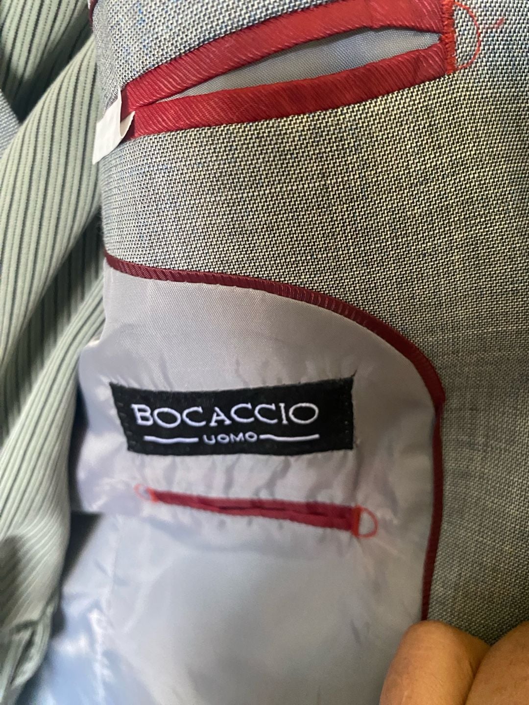 Bocaccio Uomo Boys Grey 4-Piece Suit Set with George Shirt Size 16 7