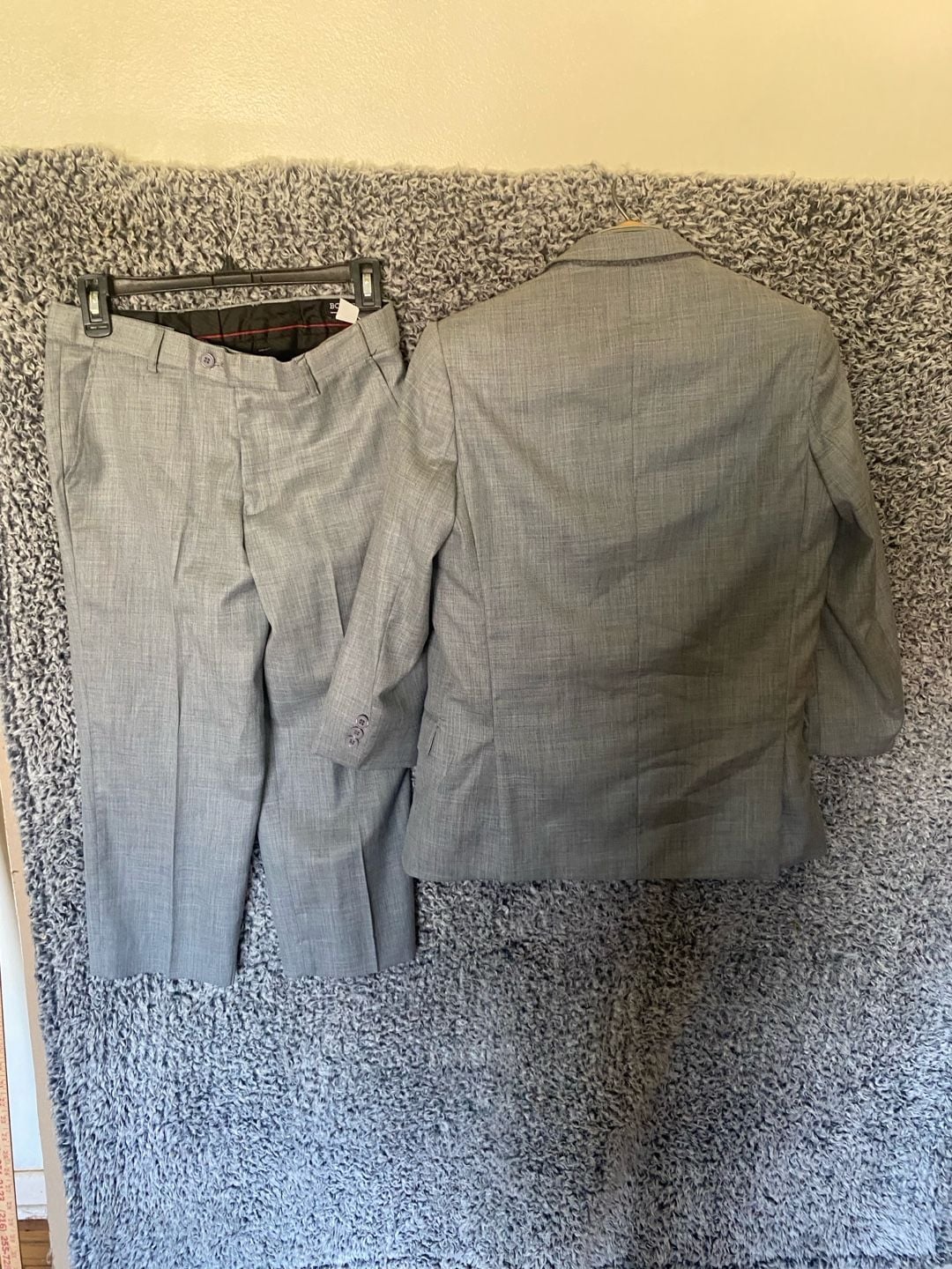 Bocaccio Uomo Boys Grey 4-Piece Suit Set with George Shirt Size 16 9