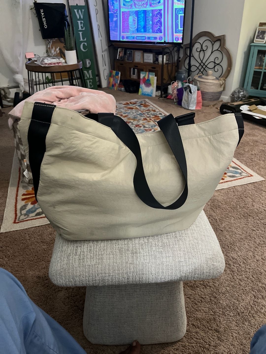 Lululemon Clean Lines Tote 22L Bag O/S Trench Tan 4