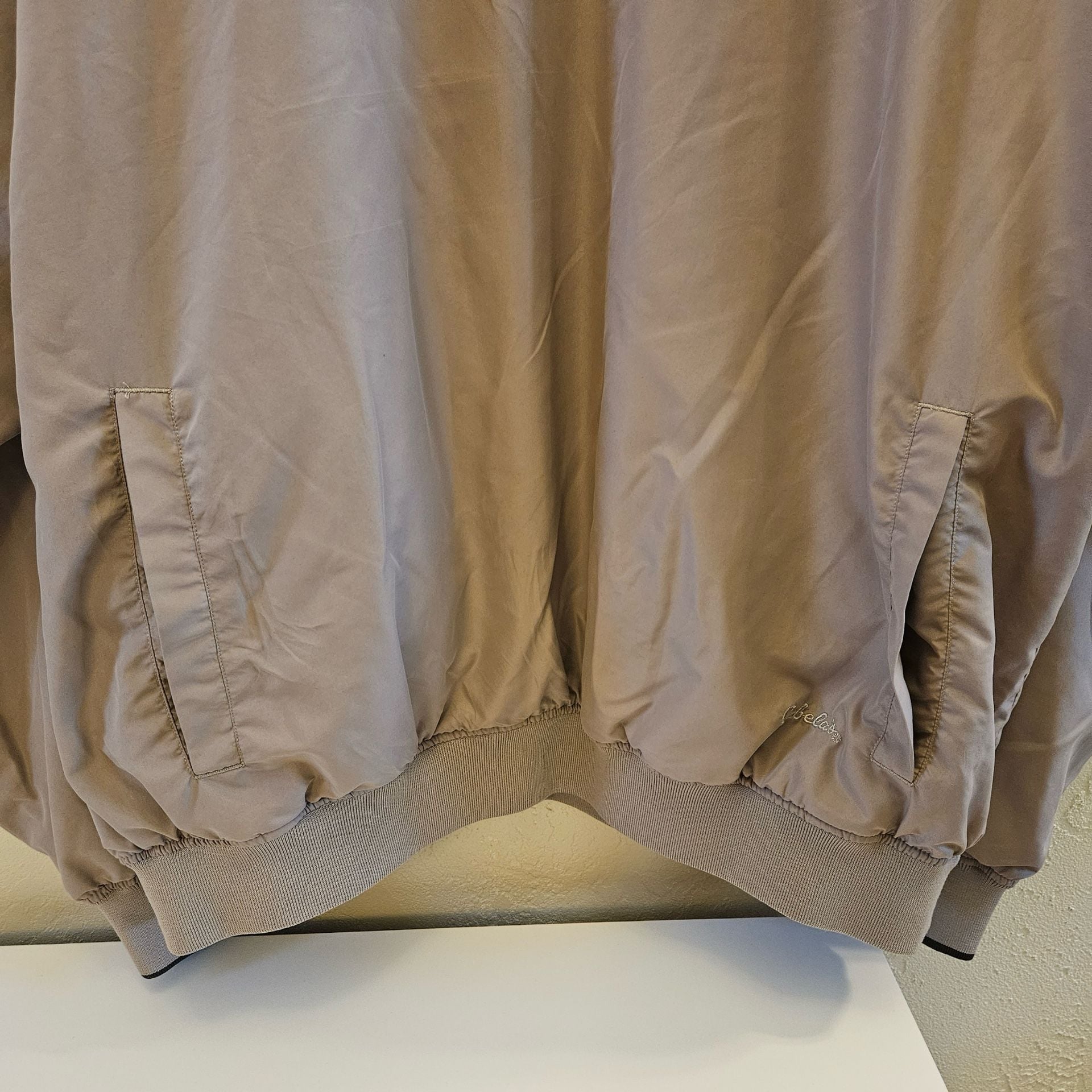 Cabela's Windcrest V-Neck Pullover Windshirt, Tan, Size XL Tall 6