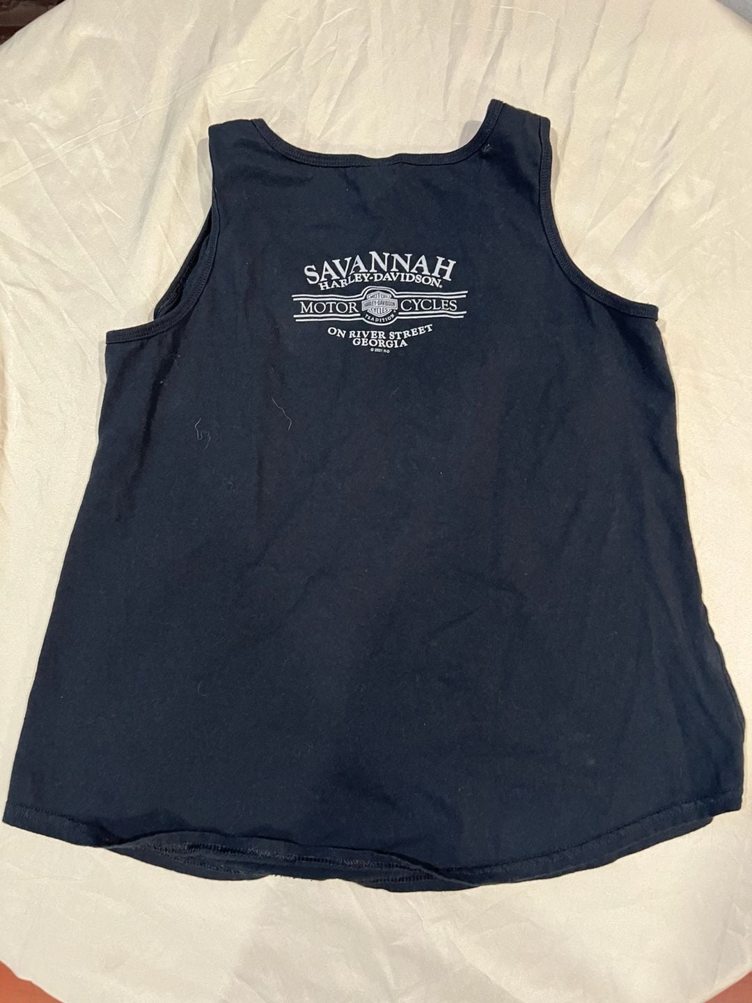 Harley-Davidson Savannah Georgia On River Street Women's Tank Top XL 4