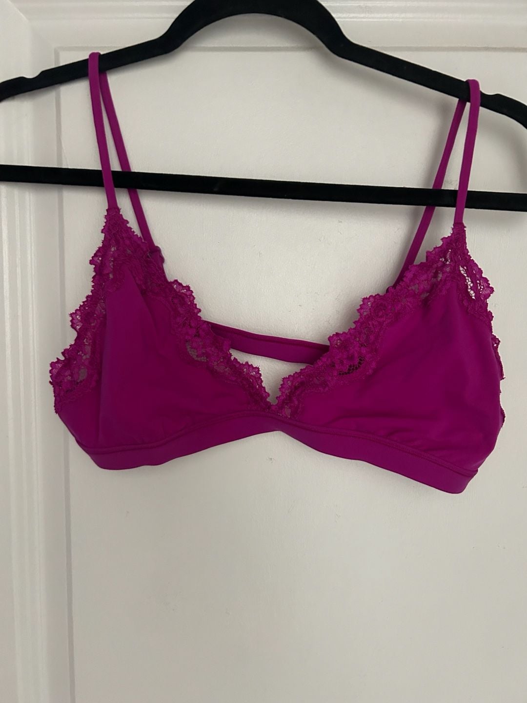 Skims Fits Everybody Lace Triangle Bralette Lollipop XL 1