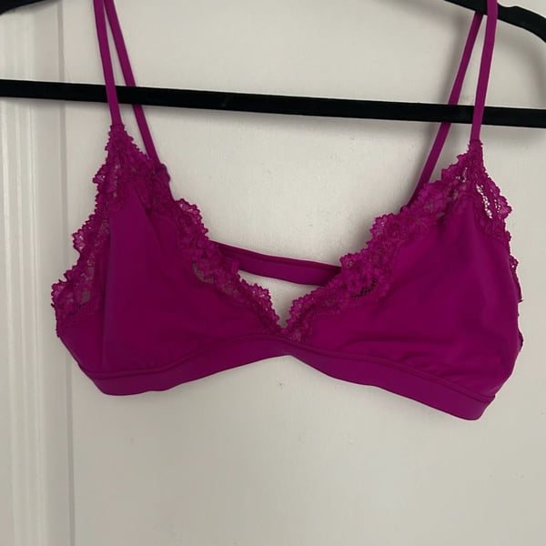 Skims Fits Everybody Lace Triangle Bralette Lollipop XL