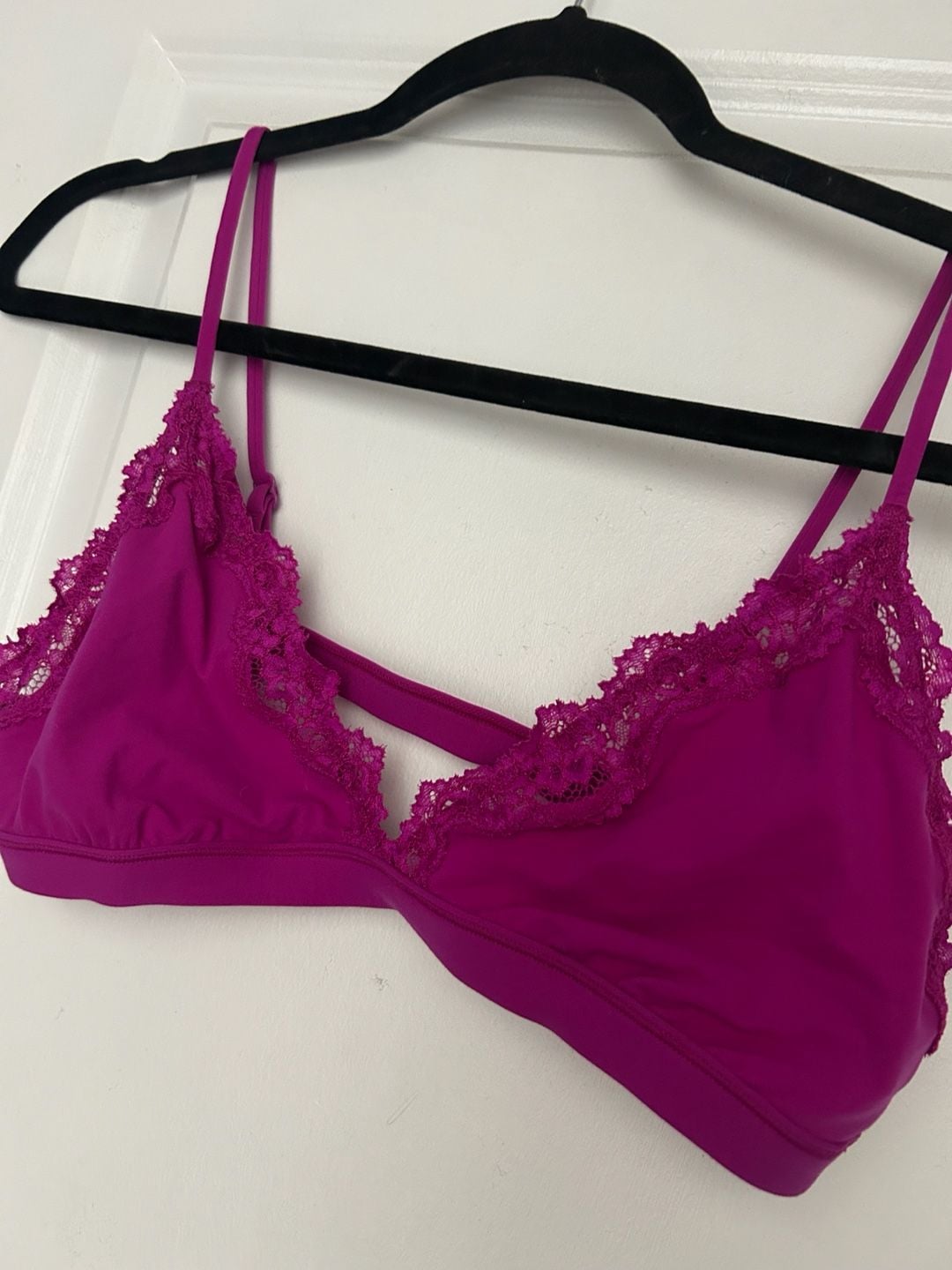 Skims Fits Everybody Lace Triangle Bralette Lollipop XL 2