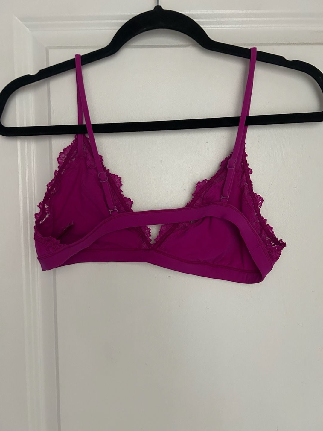 Skims Fits Everybody Lace Triangle Bralette Lollipop XL 3