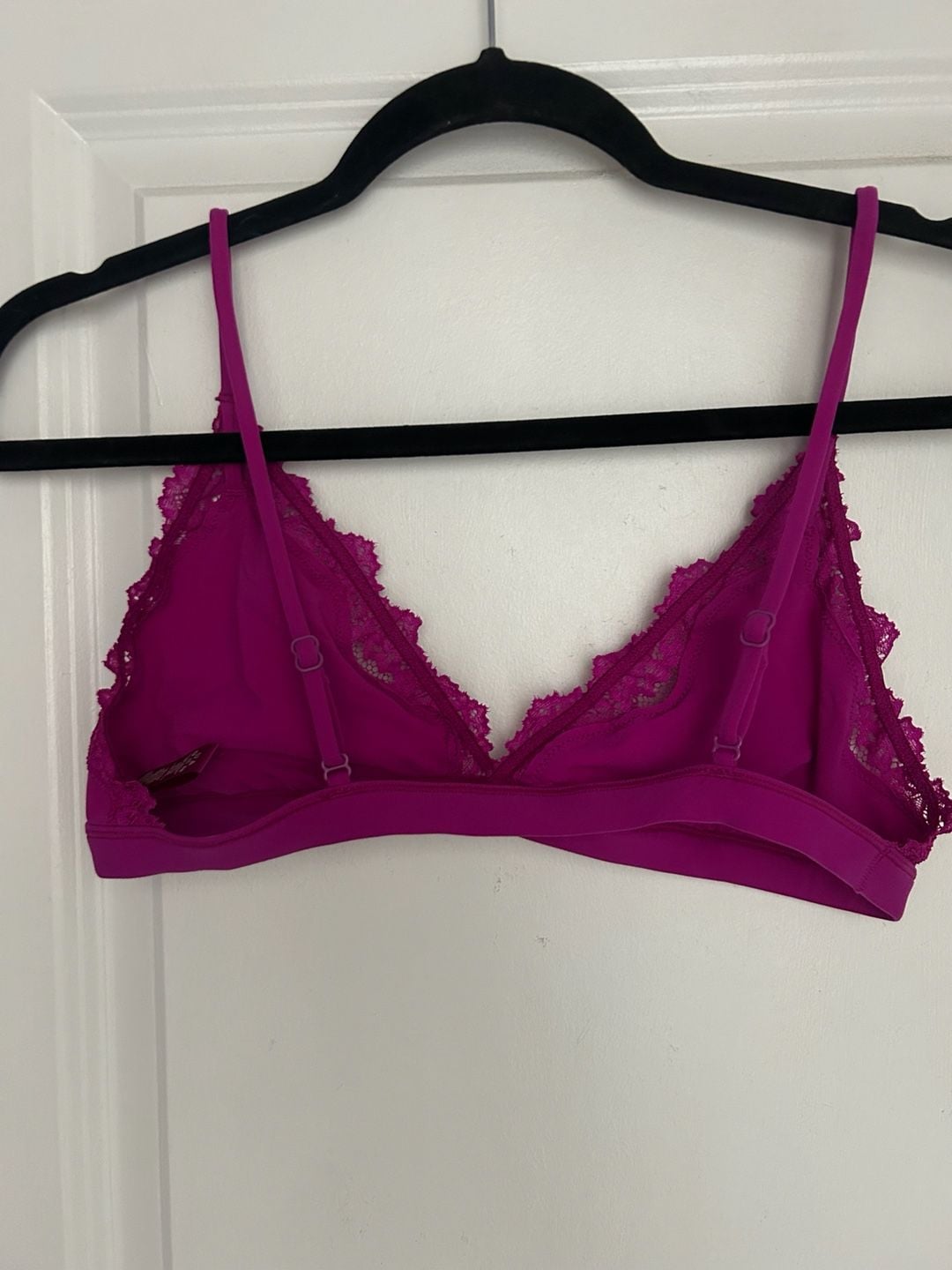 Skims Fits Everybody Lace Triangle Bralette Lollipop XL 4