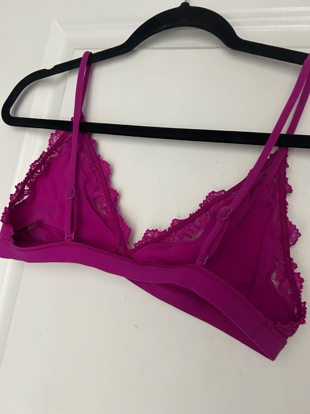 Skims Fits Everybody Lace Triangle Bralette Lollipop XL 5