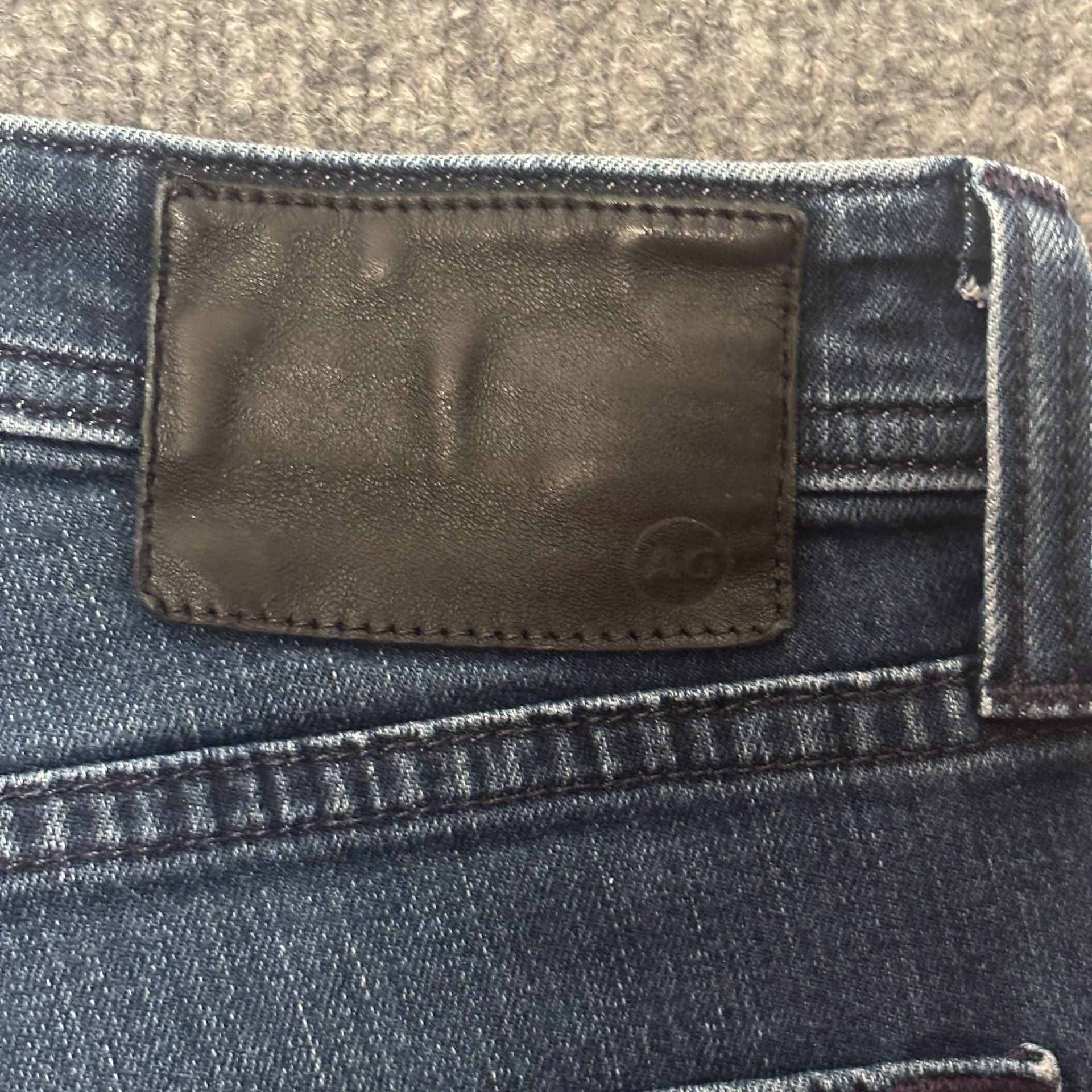 AG Adriano Goldschmied Jeans Mens 31x32 Dark Wash The Tellis Modern Slim Tapered 10