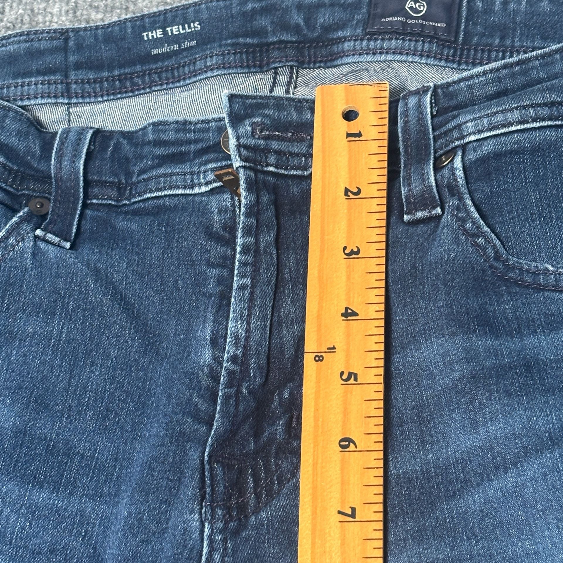 AG Adriano Goldschmied Jeans Mens 31x32 Dark Wash The Tellis Modern Slim Tapered 16