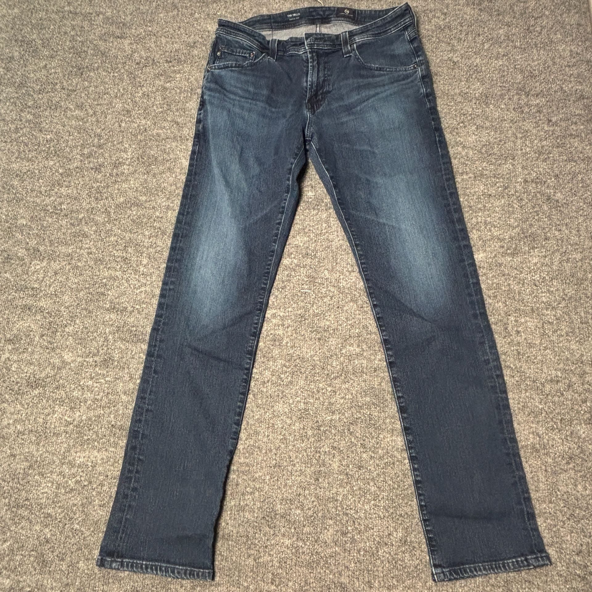 AG Adriano Goldschmied Jeans Mens 31x32 Dark Wash The Tellis Modern Slim Tapered 2