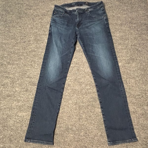 AG Adriano Goldschmied Jeans Mens 31x32 Dark Wash The Tellis Modern Slim Tapered