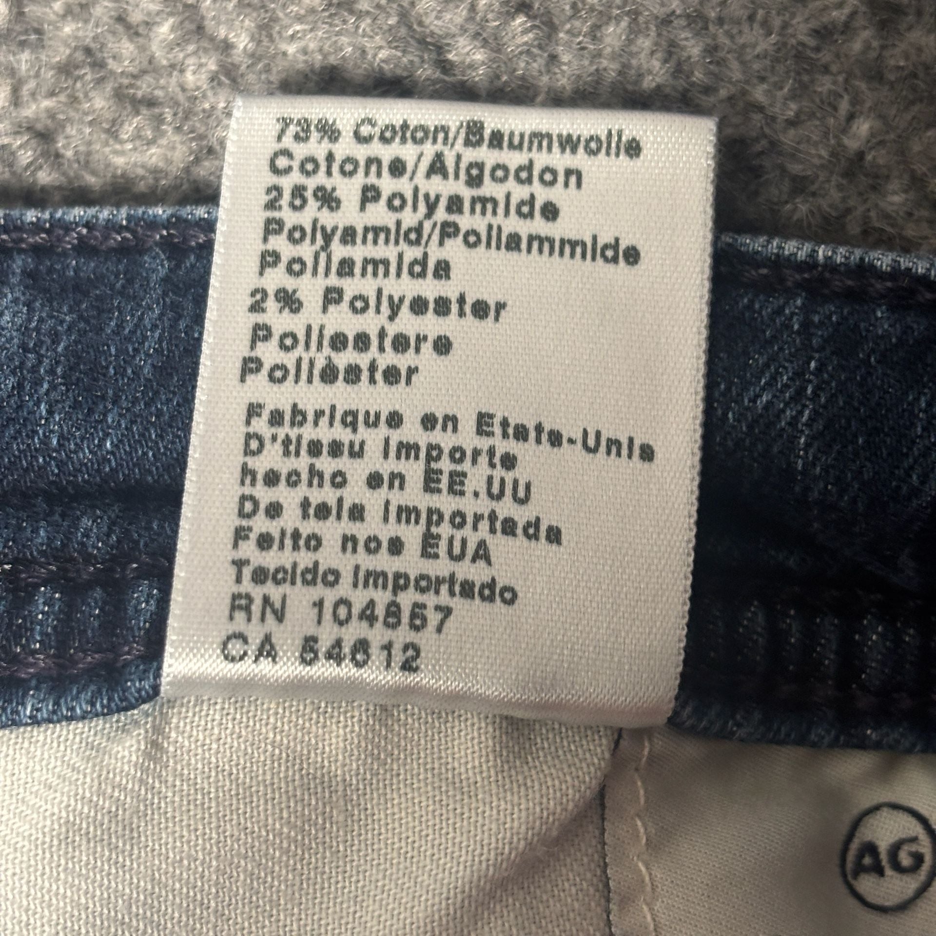 AG Adriano Goldschmied Jeans Mens 31x32 Dark Wash The Tellis Modern Slim Tapered 6