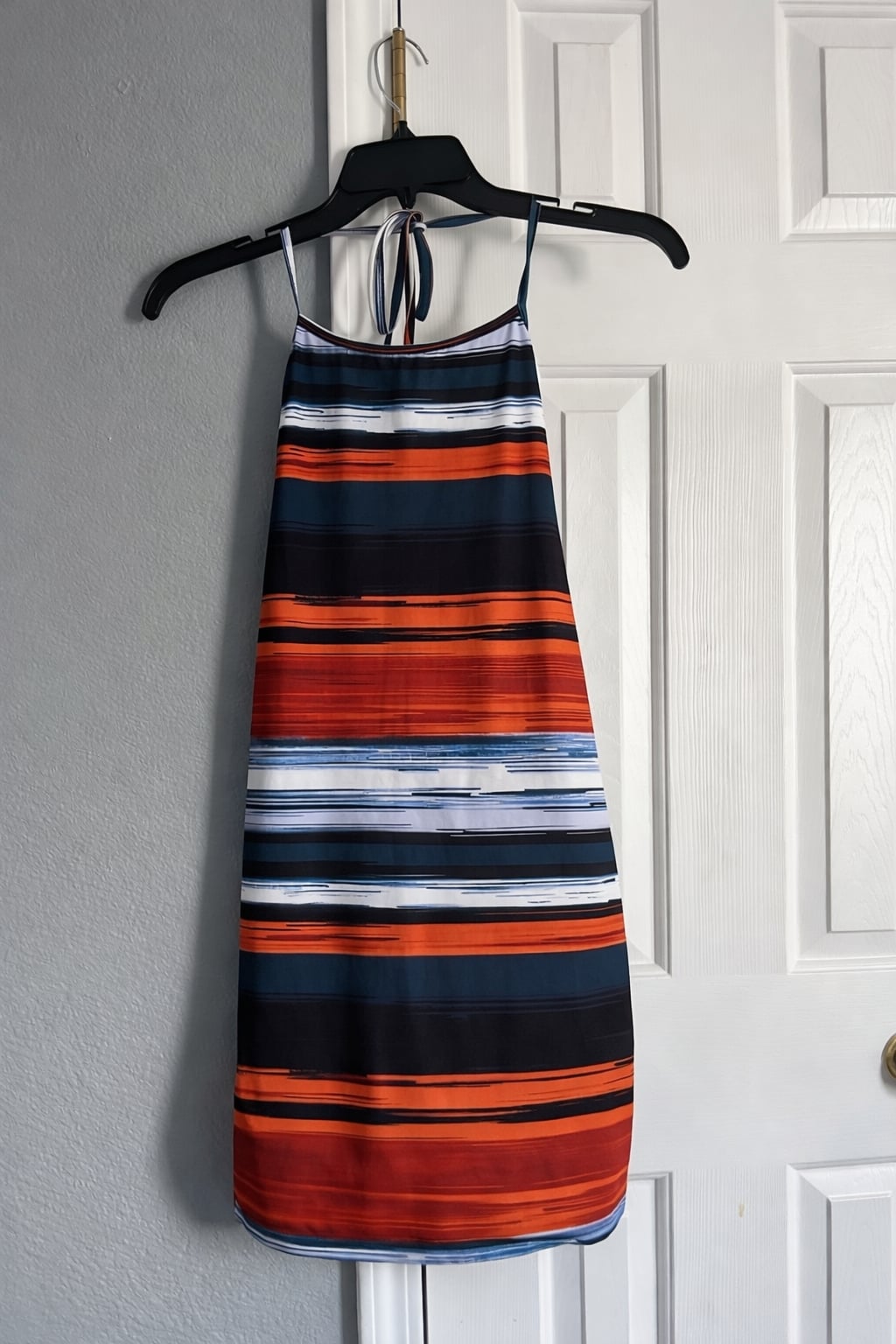 SHEIN Striped Halter Neck Mini Dress Size XS 1