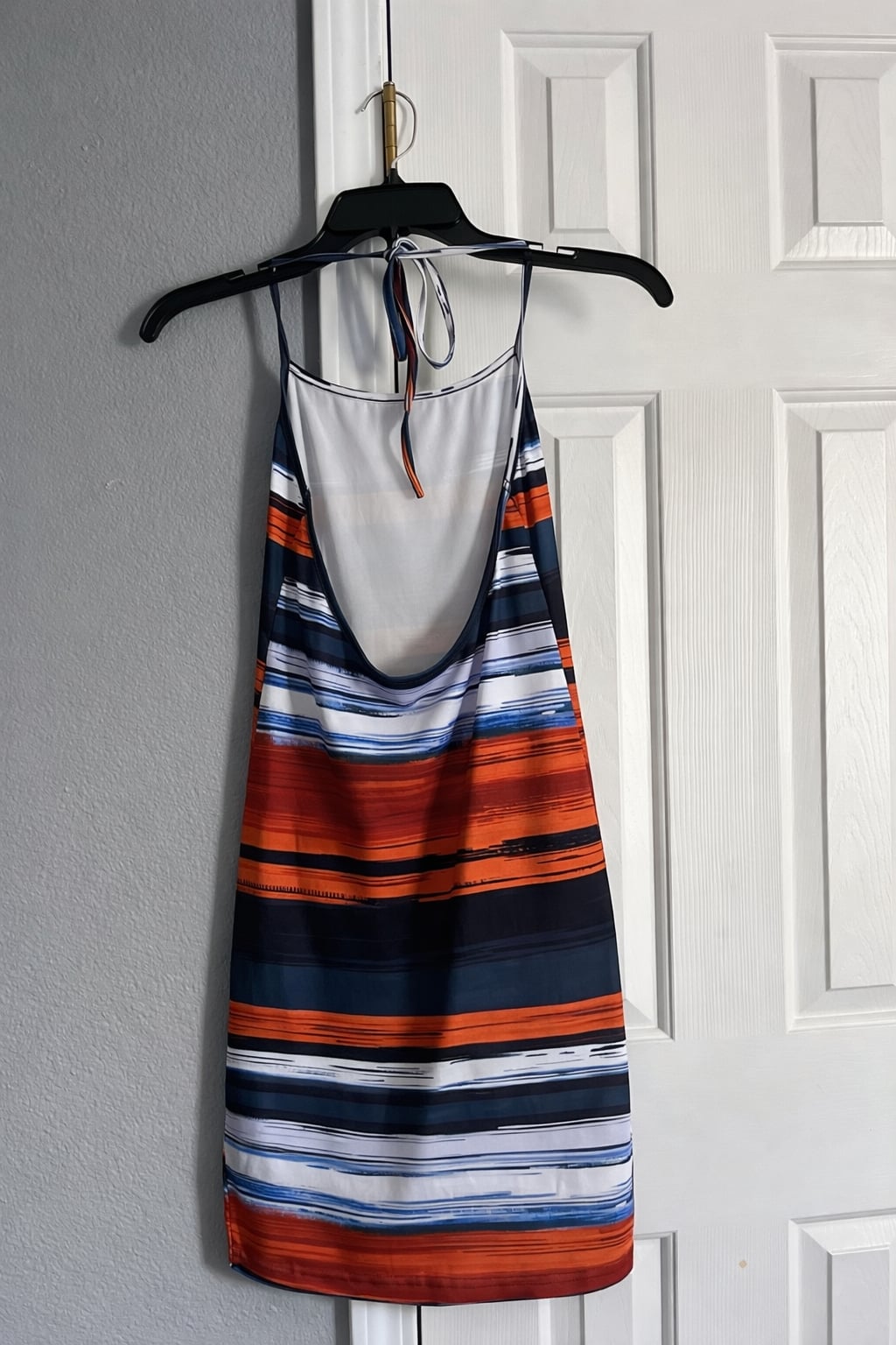 SHEIN Striped Halter Neck Mini Dress Size XS 2