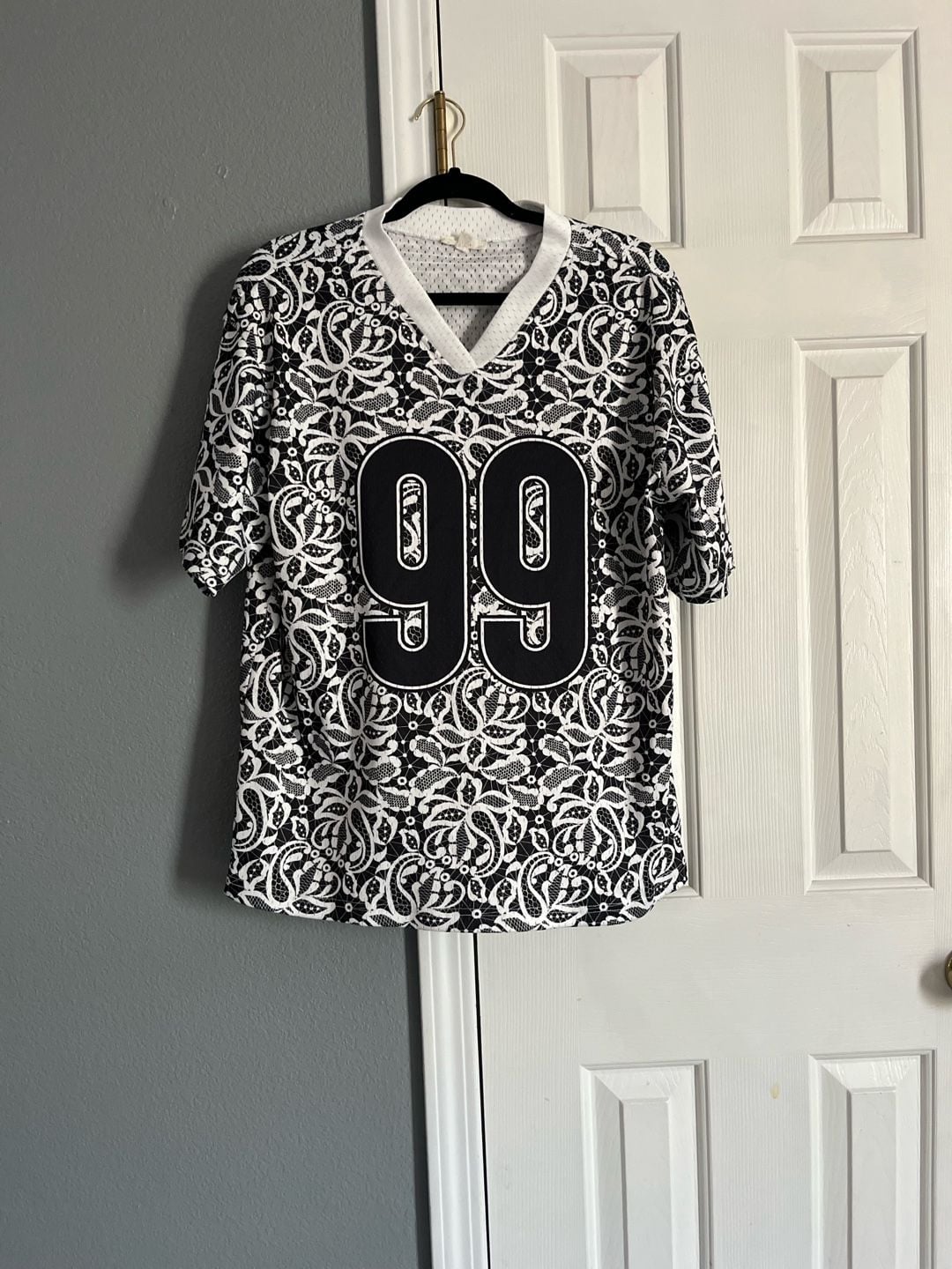 Turbo 99 Lace Jersey Tee - White 1