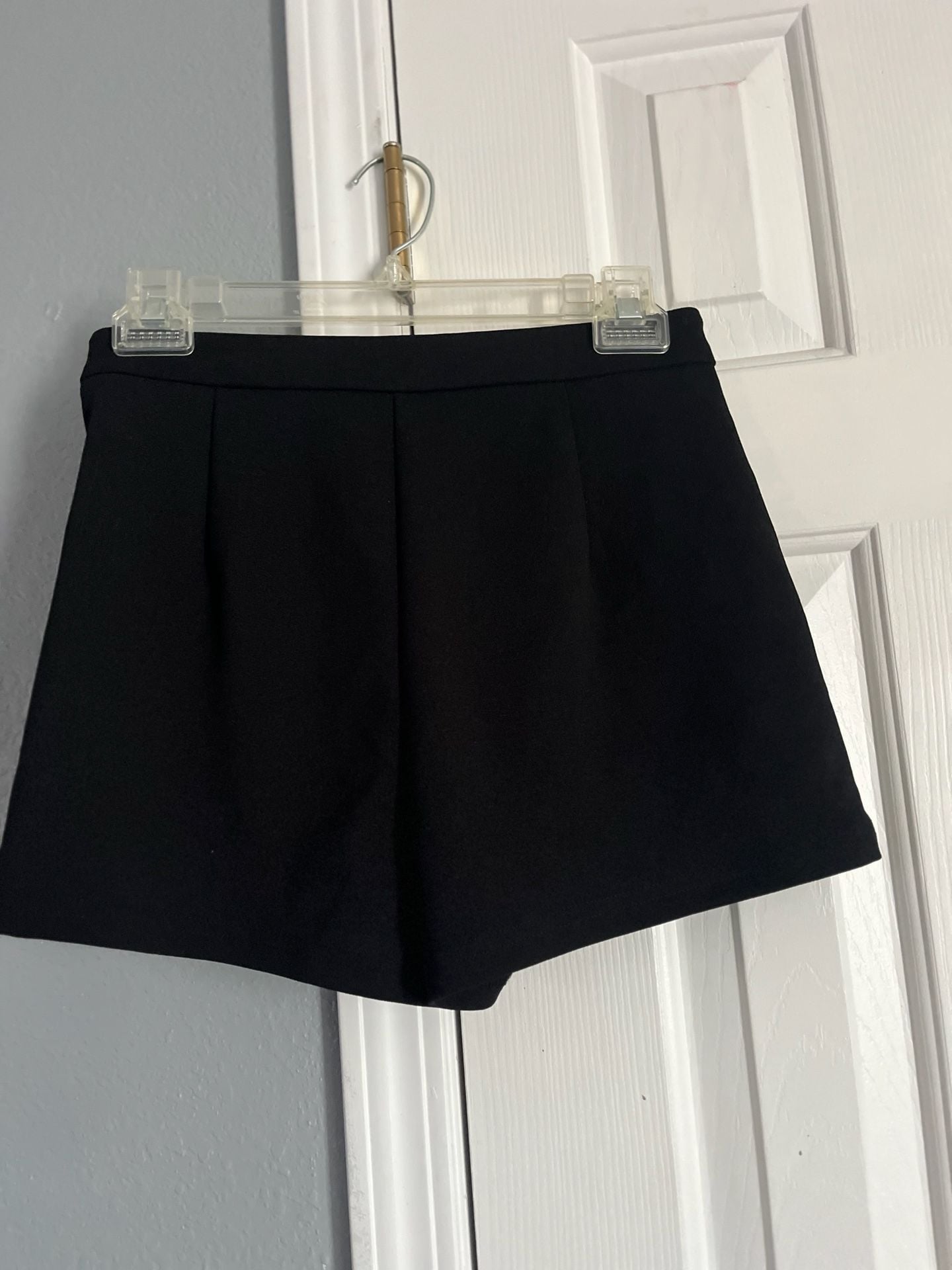 SHEIN Black High Waisted Tailored Shorts Size S (4) 3