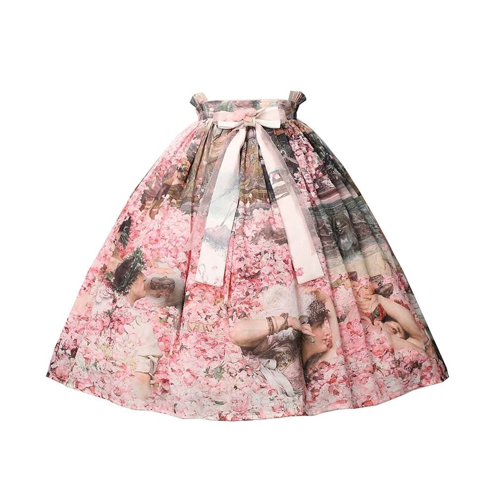 Balladeer The Feast of Roses Painting Print Lolita Skirt Art CLA Elegant Unique Coquette 6
