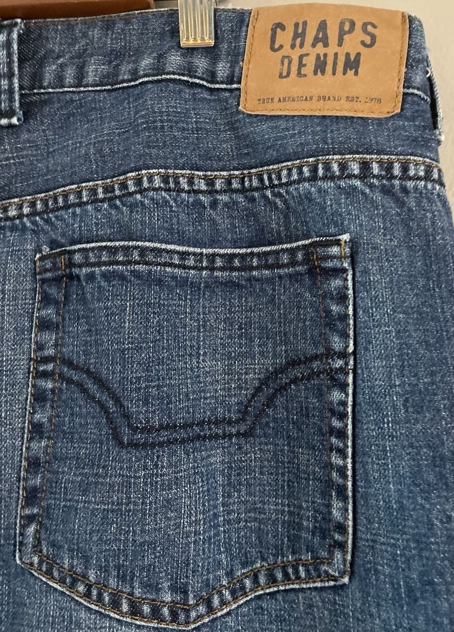 Chaps Denim Straight Fit Jeans Size 42/30 4