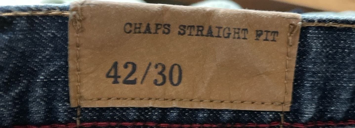 Chaps Denim Straight Fit Jeans Size 42/30 7