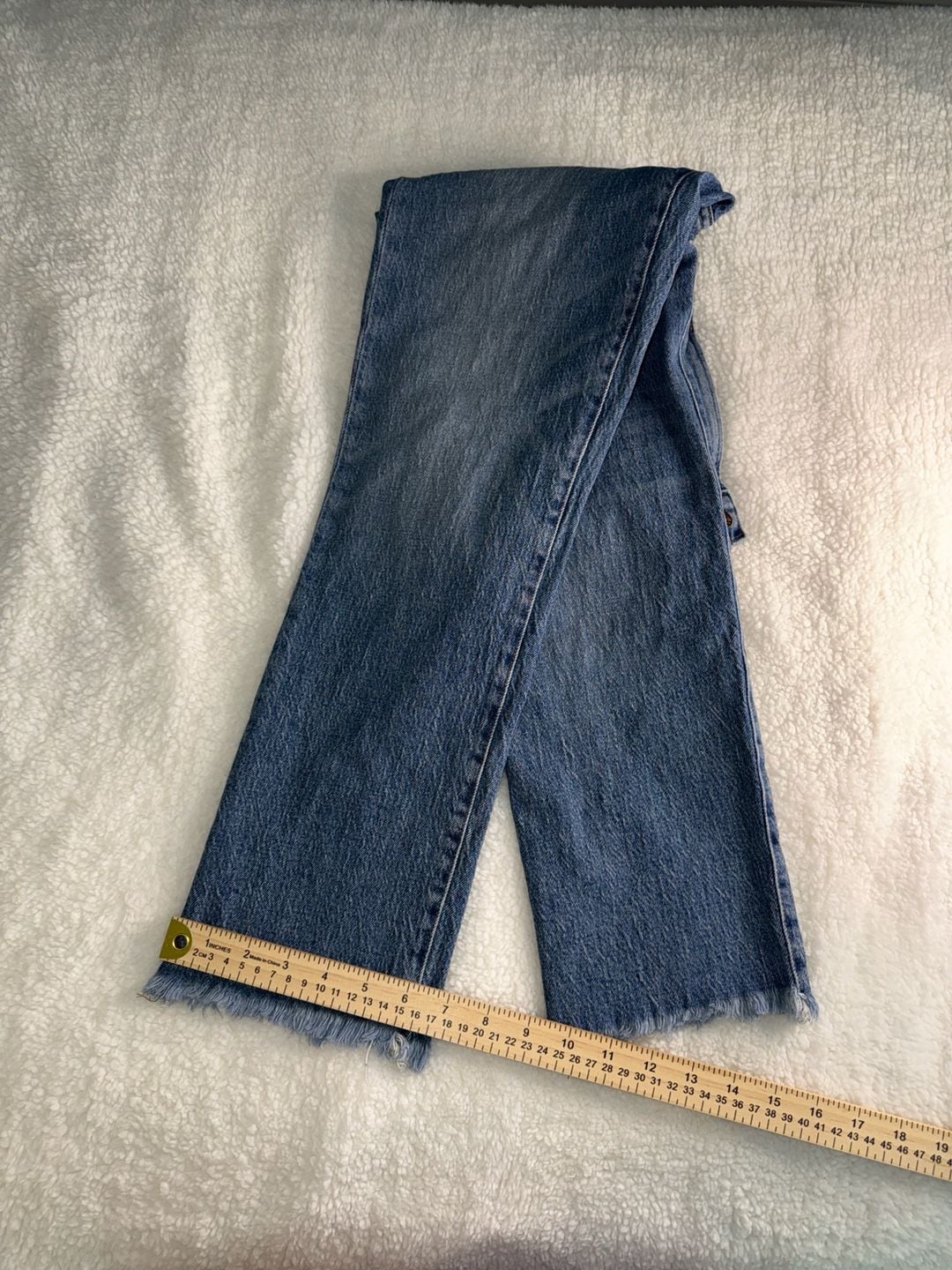 15-Madewell The Perfect Vintage Jean High-Rise Straight Leg Medium Wash size 28 3
