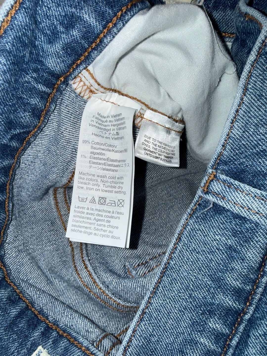 15-Madewell The Perfect Vintage Jean High-Rise Straight Leg Medium Wash size 28 5
