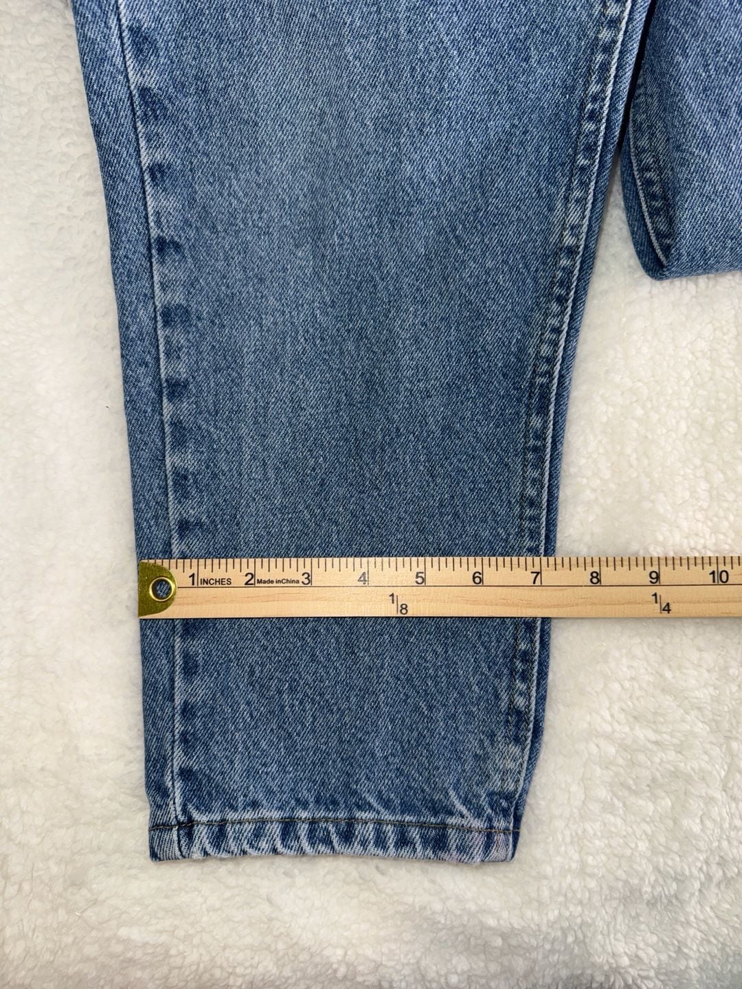 17-Riders by Lee High Waisted Tapered Leg Mom Jeans Size 14P 7