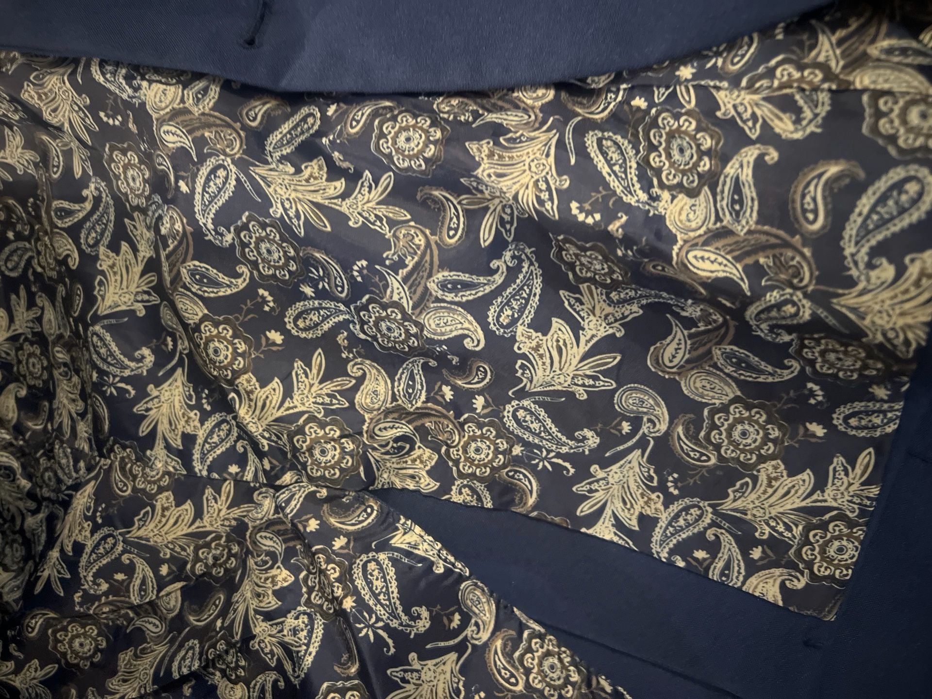 Victorio Couture Men's 2-Piece Slim Fit Suit Royal Blue Size 38S 9