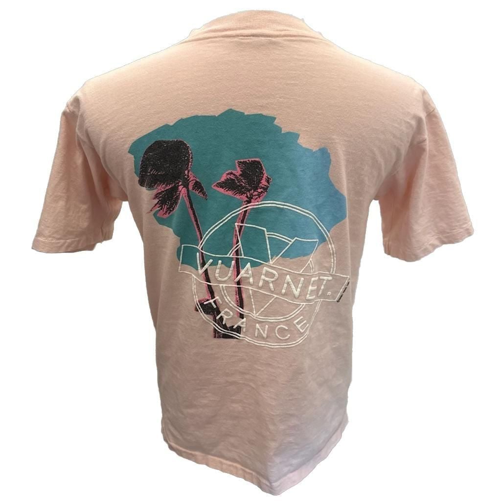 Vintage 1989 Vuarnet France Palm Tree Graphic T-Shirt Size L 1