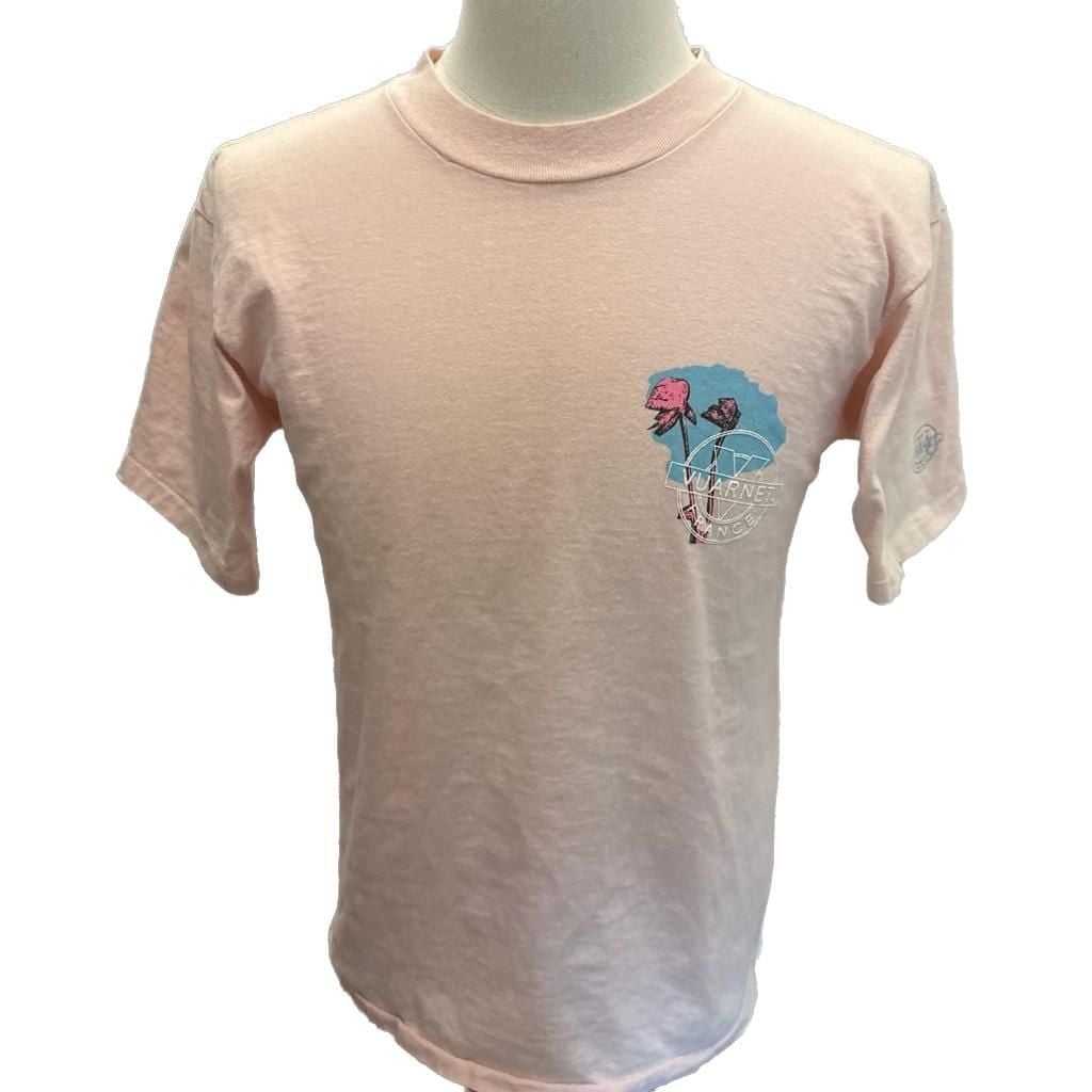 Vintage 1989 Vuarnet France Palm Tree Graphic T-Shirt Size L 2