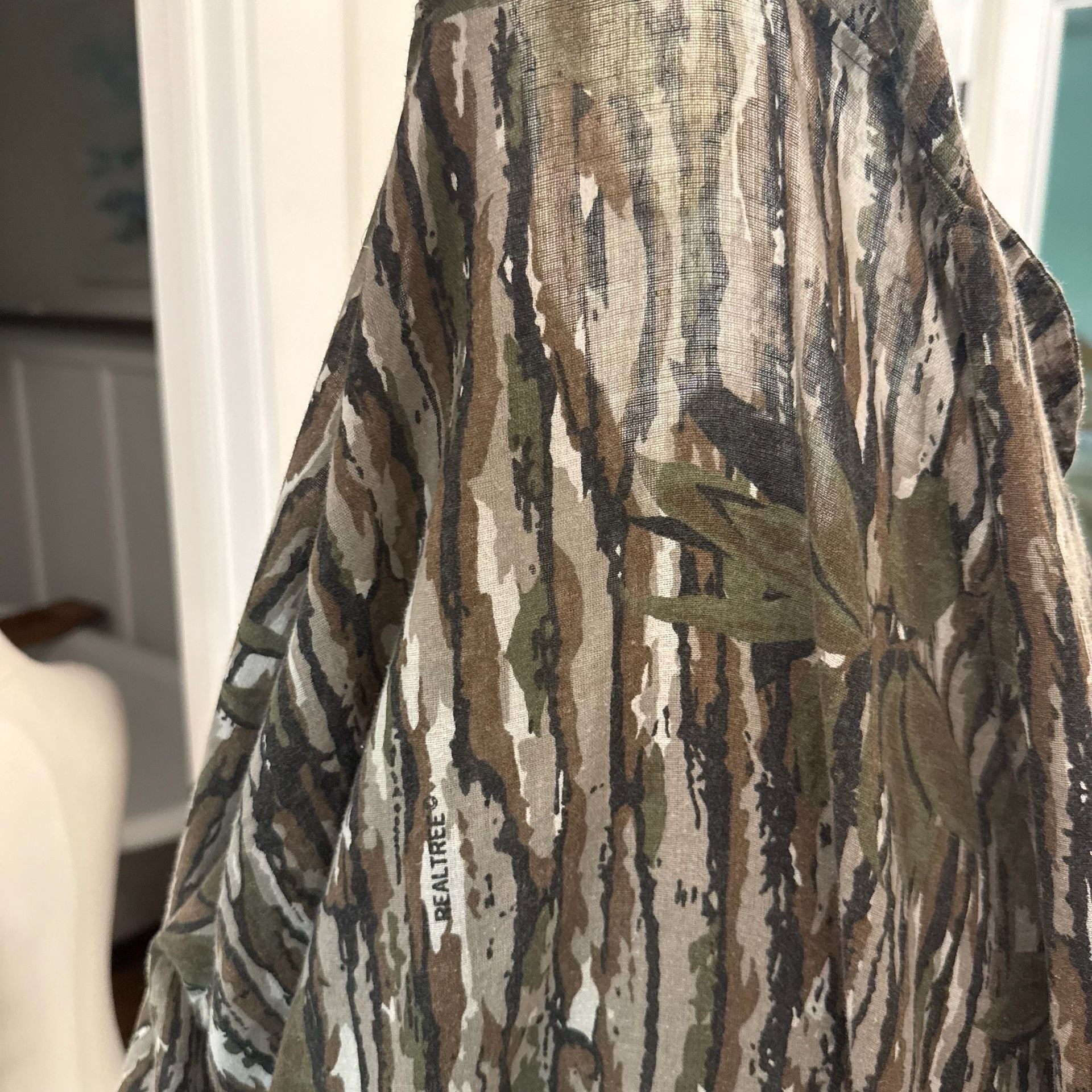 Vintage Realtree Advantage Camo Full Zip Lightweight Jacket Swimsuit Cover Up 6