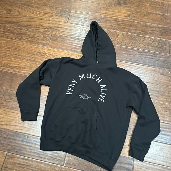 Emo's Not Dead Very Much Alive Hoodie Black Size L
